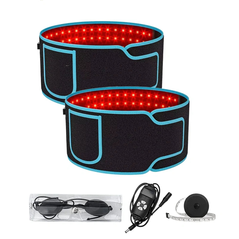 Ceinture amincissante et antidouleur par luminothérapie rouge