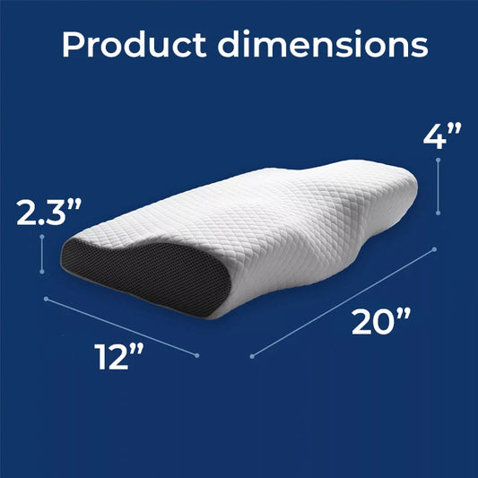Oreiller orthopédique profilé en mousse à mémoire de forme pour les douleurs cervicales