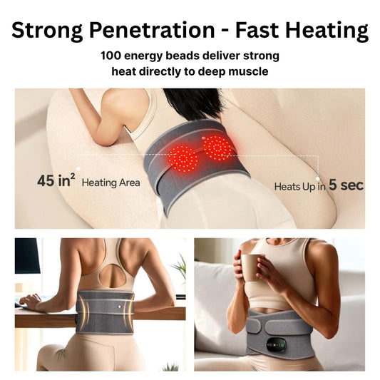 Ceinture de massage infrarouge pour les douleurs lombaires