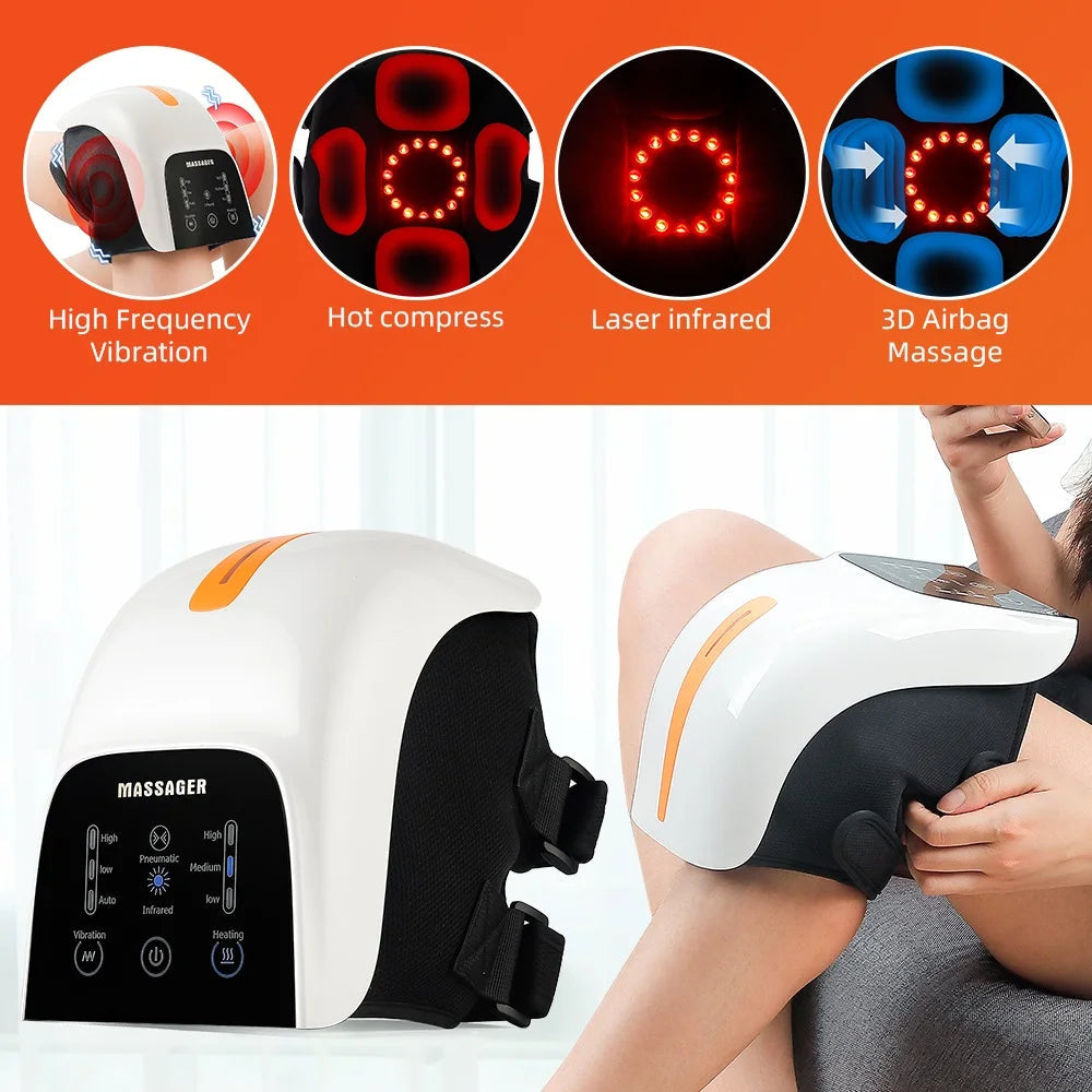 Masseur de genou triple thérapie