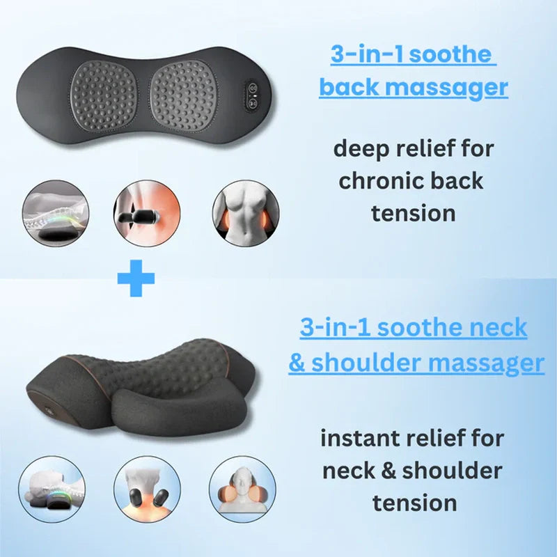 Masseur dorsal apaisant 3 en 1 original