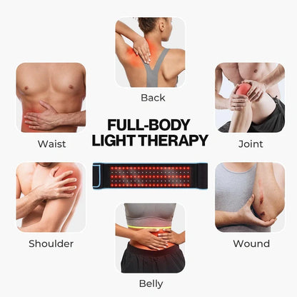 Ceinture amincissante et antidouleur par luminothérapie rouge