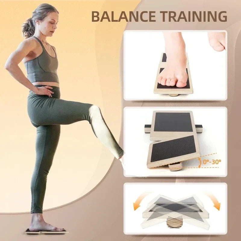 Équilibre sur une jambe - Planche de rééducation de la cheville