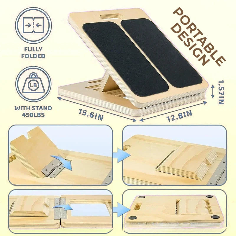 Équilibre sur une jambe - Planche de rééducation de la cheville