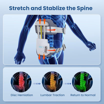Ceinture d'étirement du dos pour thérapie par décompression