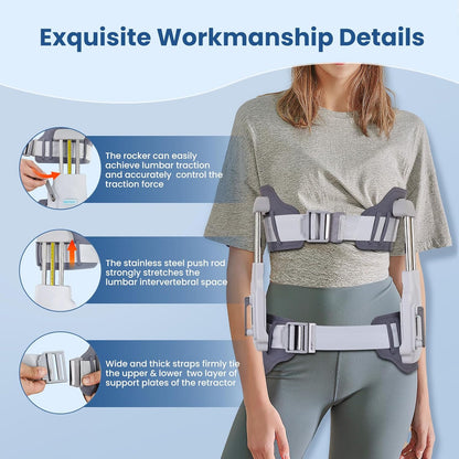 Ceinture d'étirement du dos pour thérapie par décompression