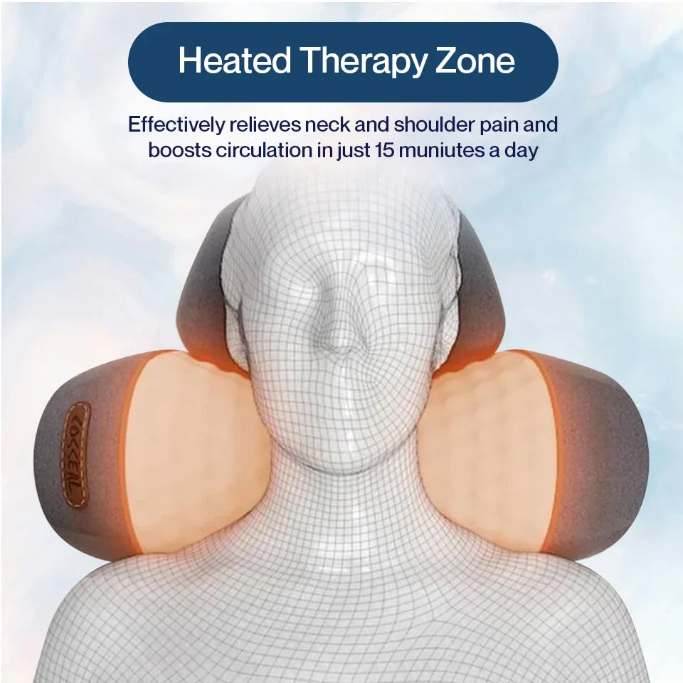 Oreiller de massage thérapeutique à traction