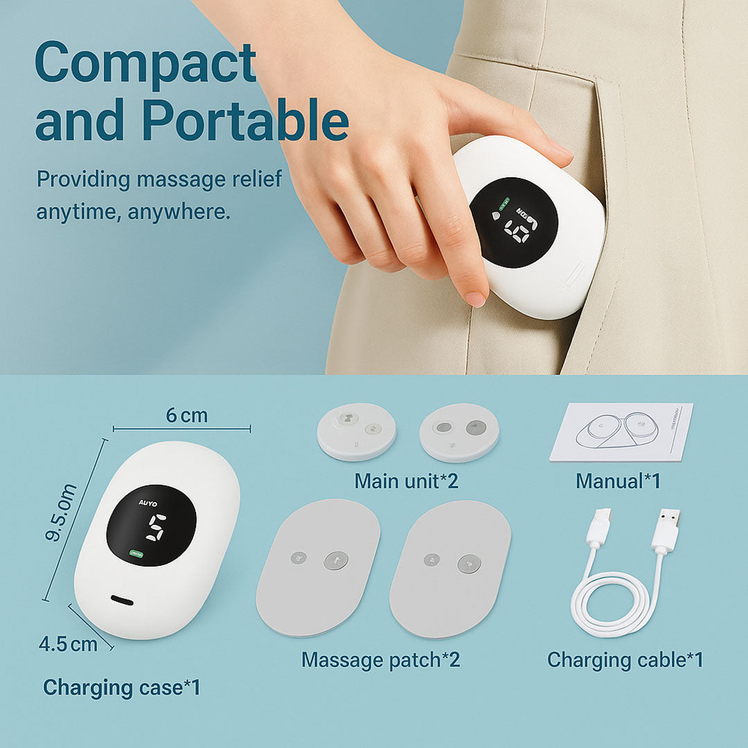 Appareil de massage TENS de poche rechargeable
